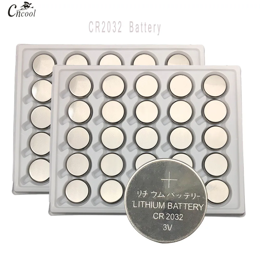 50pcs 3V CR2032 Lithium Button Cell Battery BR2032 DL2032 ECR2032 Coin Batteries | Электроника