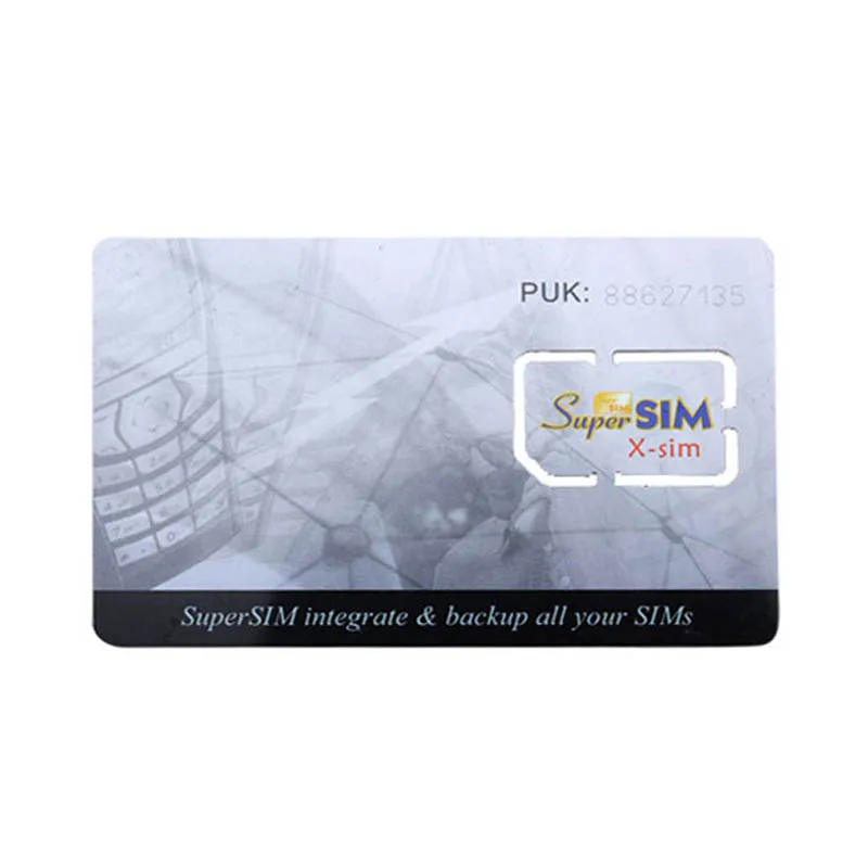 

16 in 1 Max SIM Card Cell Phone Super Card Backup Cellphone Accessory Integrate Backup all your Sims X-Sim Blank SIM Card