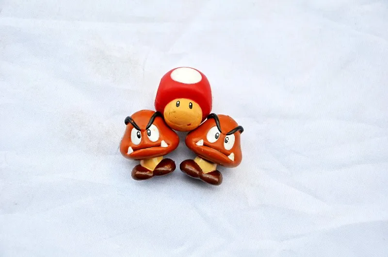 Super Mario Bros Figure toys Mario Bullet Mushroom Tortoise creative Action Figure