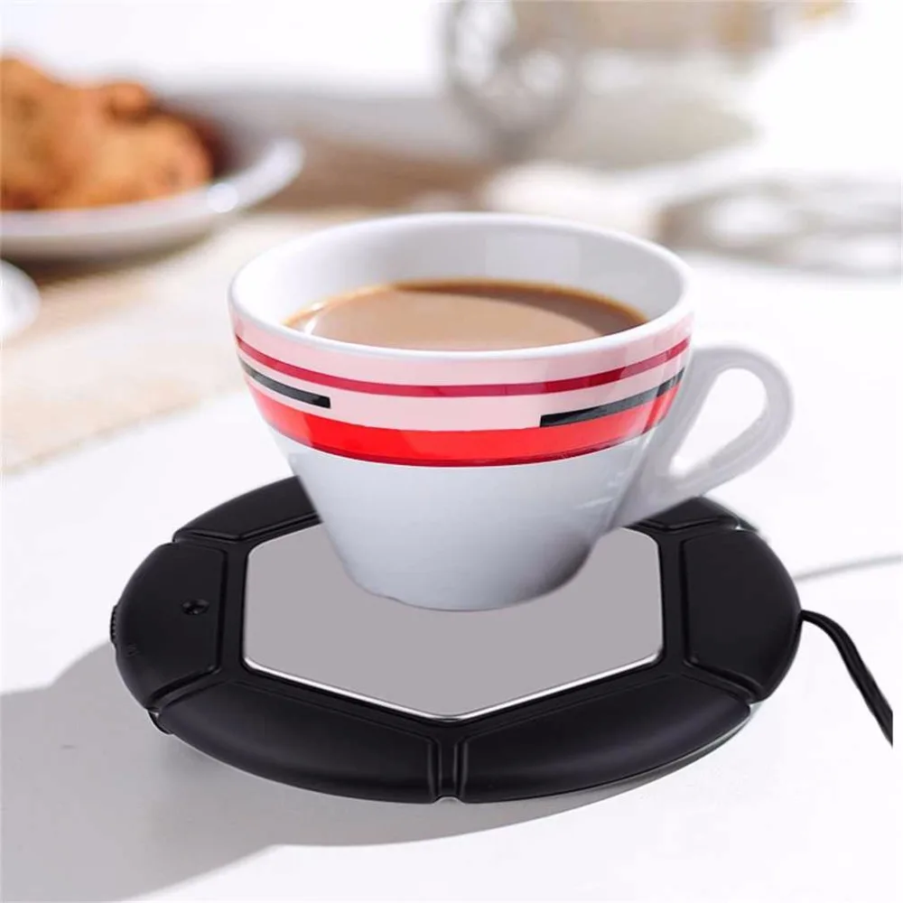 1 pc Desktop Tea Coffee Cup Mug Pad USB Warmer Mat Heater USB Heat Preservation Mat Warm Keep