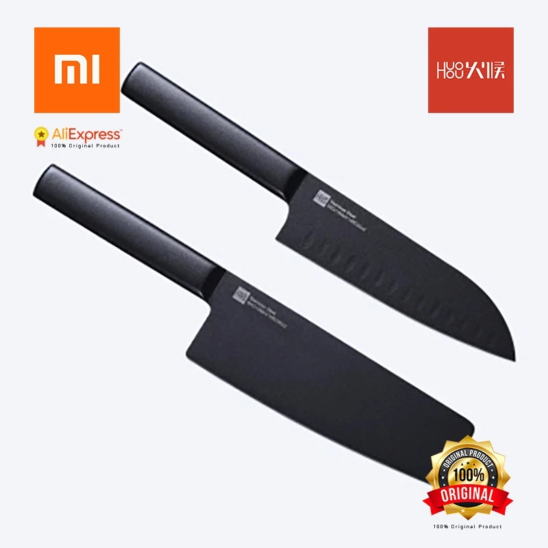 

Xiaomi Original Knife Stainless Steel Blades suit Kitchen high Color values, sticking knife chopping