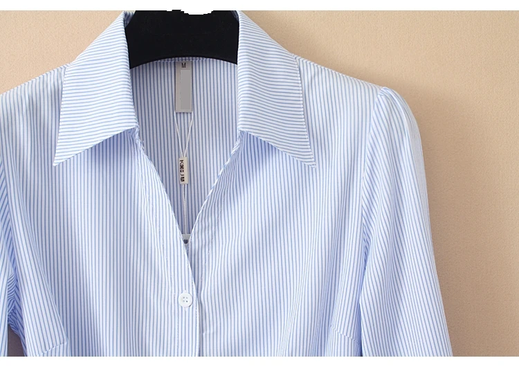 2019 боди Блузка полосатая рубашка женские топы и блузки Blusas зимние Blusa повседневные рубашки с длинным рукавом Женская Офисная весенняя