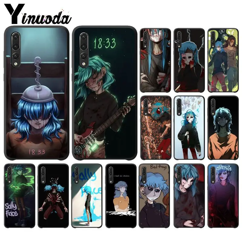 

Yinuoda sally face Coque Shell Phone Case for Huawei Mate9 10 Mate10 Lite P9 P10 Plus P20 Pro Honor10 View10 Cellphones