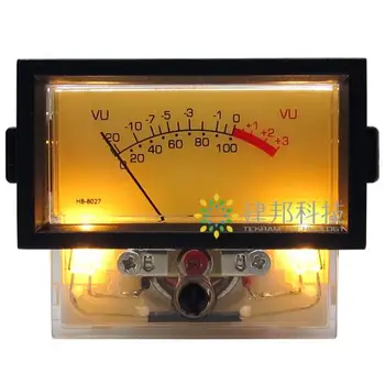 

High precision VU top output power amplifier level meter DAC sound voltmeter DB power watch backlight TN-42AWF