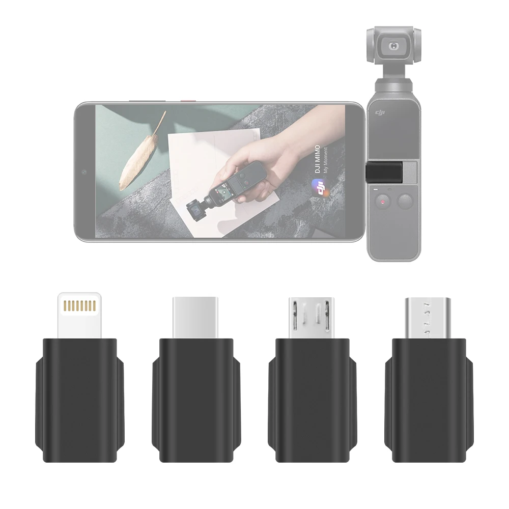 Телефонный конвертер для DJI OSMO Карманный ручной карданный IOS USB-C type-C к Micro-USB адаптер Android телефонный разъем запасные части