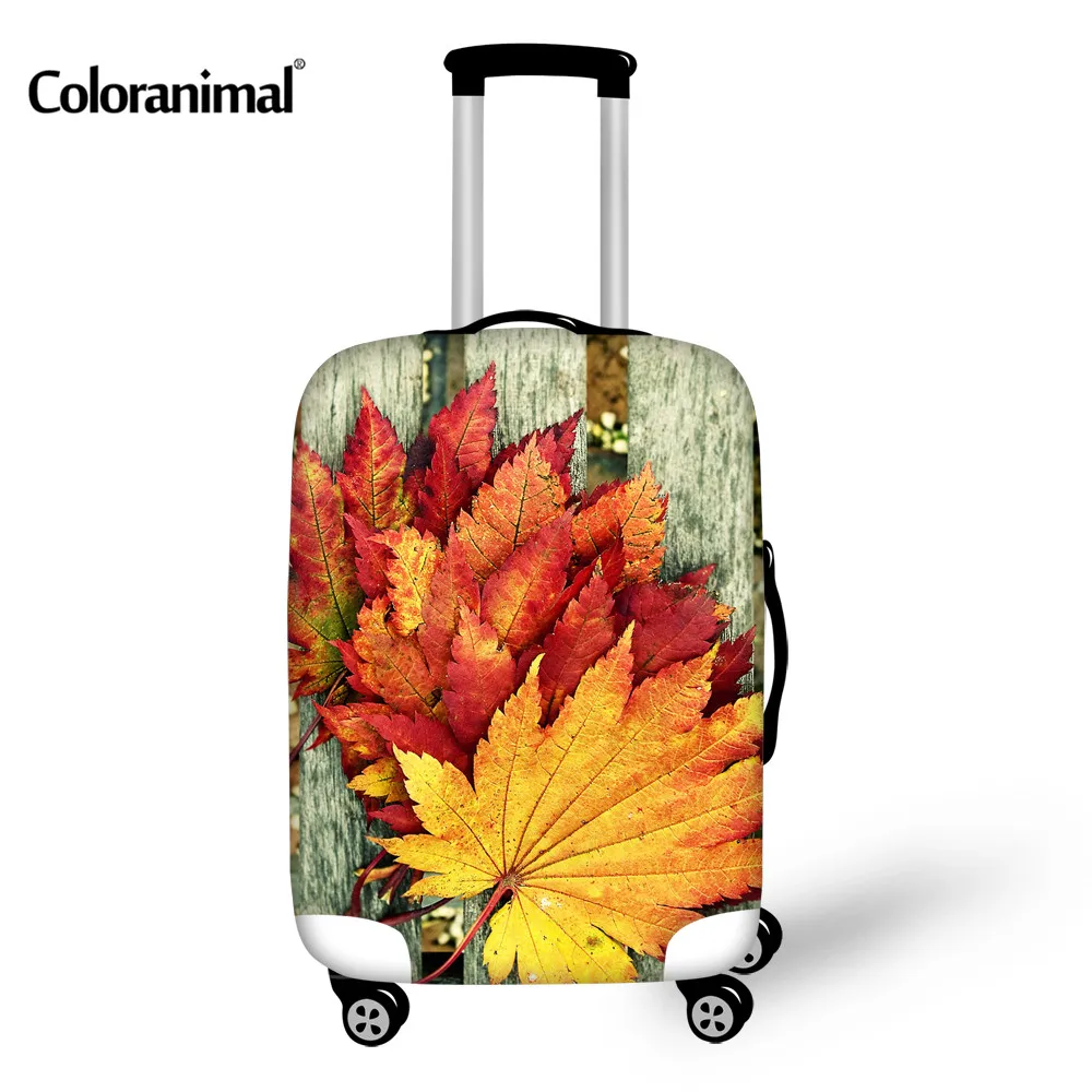 Чемодан на колесиках с принтом листьев 18 30 дюймов|luggage protective covers|luggage protectiveprint luggage
