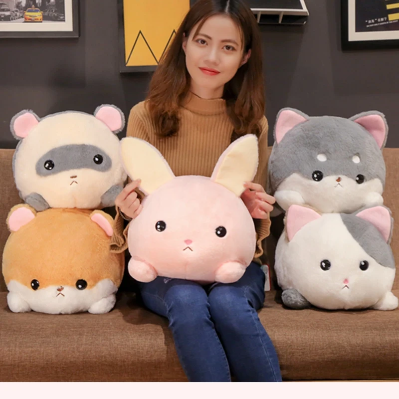 1 шт 30/40 CMCute Шиба ину Мышь Cat Хаски панда Животные Плюшевые игрушки Мягкая кукла