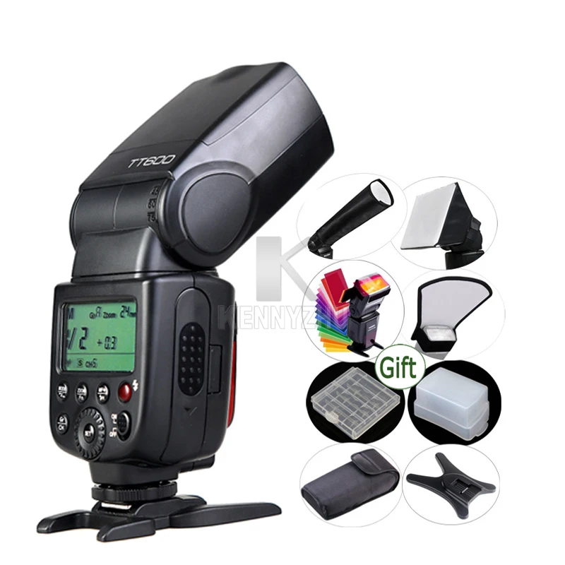 Вспышка GODOX TT600 GN600 для камеры Canon Nikon Pentax Olympus Fuji Sony|godox tt600|flash masterflash light for cameras |