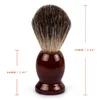 Man Pure Badger Hair Shaving Brush 100% Original for Double Edge Safety Straight Classic Safety Razor 9.9cm x 4.6cm ► Photo 2/6