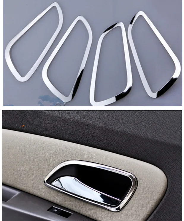 

For Chevrolet Cruze 2009 2010 2011 2012 2013 stainless steel Interior Door Handle Bowl cover Trim accessories 4pcs