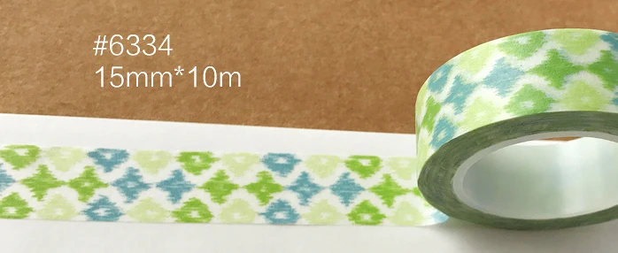 14 дизайнов Рождество/буквы/пятна/узор японский васи лента декоративная клейкая DIY маскирующая бумажная лента наклейки этикетка - Цвет: 6334