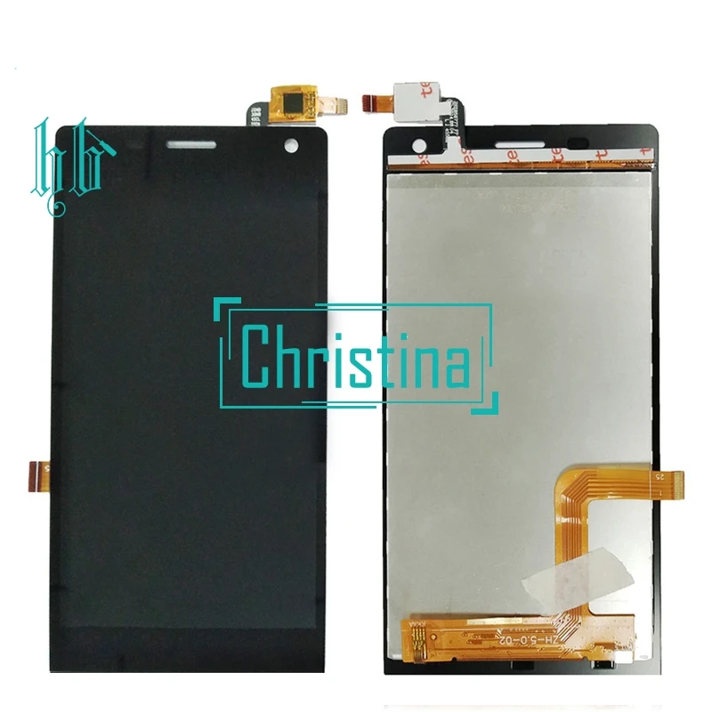 

1pcs verge LCD screen For Highscreen Verge LCD Display Screen With Touch Screen Assembly digitizer free shipping with tools