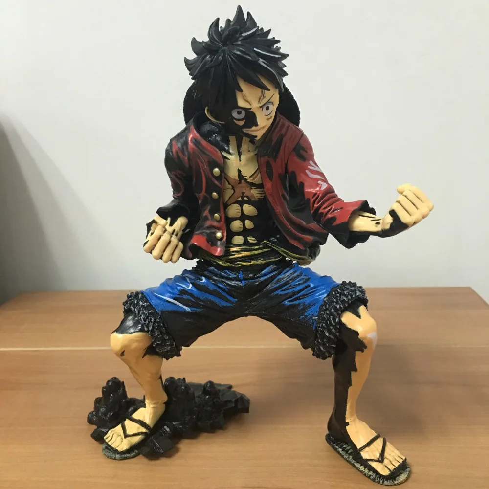 Tanie 19cm One Piece Monkey D Luffy Anime kolekcjonerska figurka kolekcja pcv zabawki na prezent na boże narodzenie opakowanie detaliczne