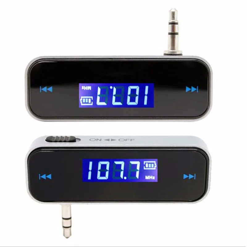 Kebidumei мини беспроводной ЖК-дисплей 3,5 мм автомобильный комплект громкой связи музыкальный аудио fm-передатчик USB для iPhone электронный автомобильный mp3-плеер