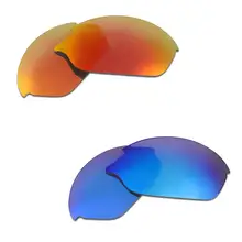 HKUCO для Romen Солнцезащитные очки Мужские Сменные линзы красный/синий 2 пары