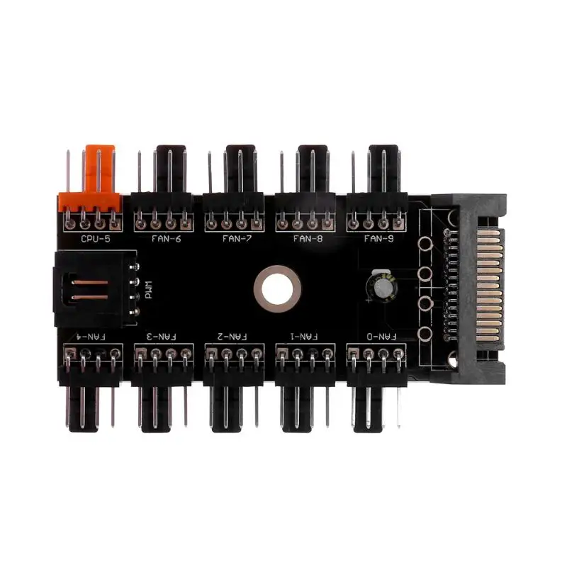 SATA порт 11 Способ охлаждения компьютера вентилятор 4pin кабель питания удлинитель