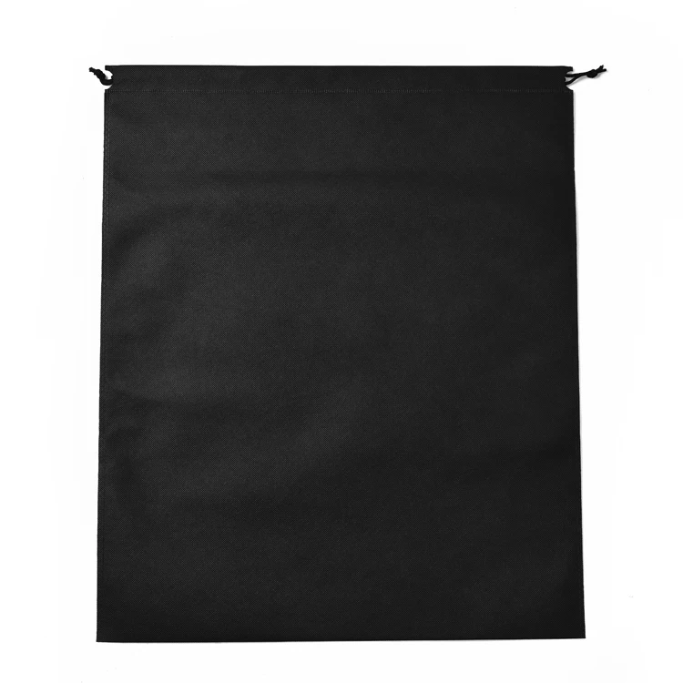 

Wholesale 50pcs/Lot 35x45cm Black Jewelry Display Packaging Pouch Drawstring Fabric Non Woven Bag