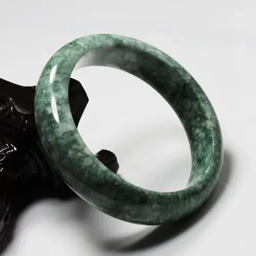 

2673 Certified Grade A Natural Green Jadeite Jade Gems Bangle Bracelet