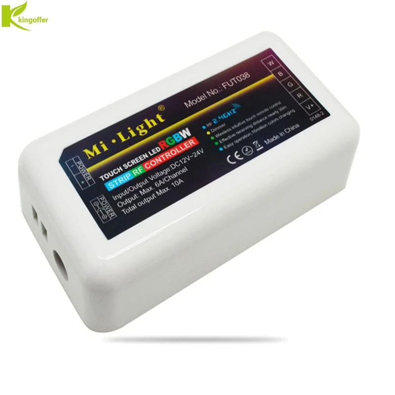 

Kingoffer Milight 2.4G Wireless 4 Zone Wifi RF Led Strip Dimmer Remote Controller For 5050 3528 3014 RGBW RGB RGBWW Strip Light