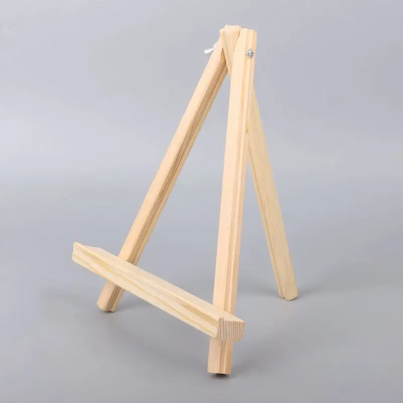 Mini Wooden Tripod Easel Display Painting Stand Card Canvas Holder Wedding  Party