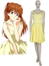 Envío libre neon genesis evangelion soryu asuka langley dress anime cosplay costume