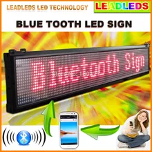Bluetooth Программируемый Прокрутка Сообщение светодиодная вывеска для Компании или Магазина-Красный Сообщение