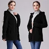Emotion Moms Winter Breastfeeding Nursing Tops Multi Function Maternity Coat Kangaroo Coat for Pregnant Jacket Maternity Clothes 3