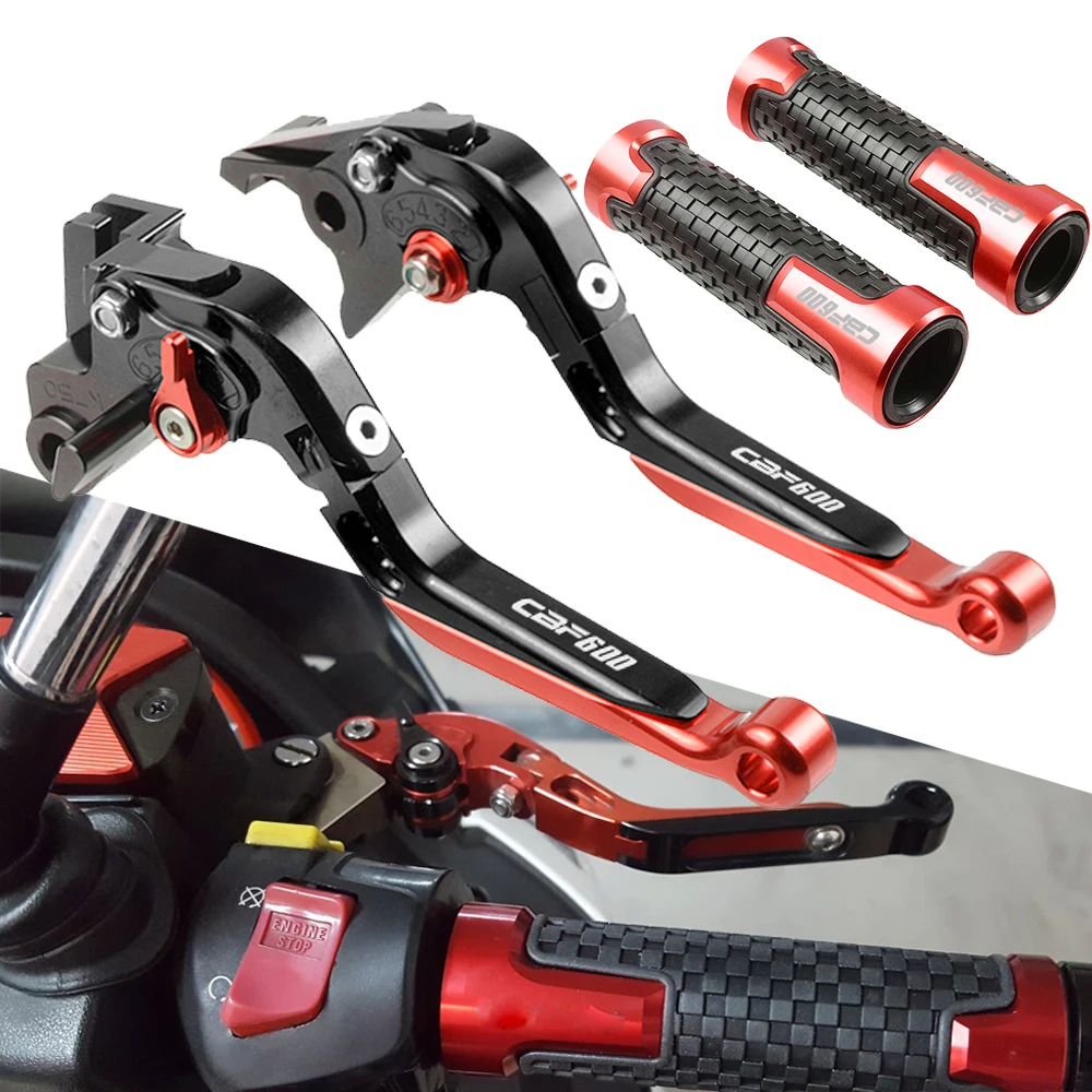 

For Honda CBF600 CBF 600 CBF-600 2010-2013 Motorcycle CNC Aluminum Adjustable Foldable Extending Brake Clutch Lever Handle Grips
