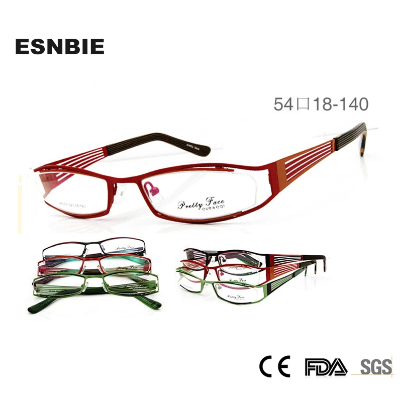 Esnbie Yeni Tasarim Ucuz Metal Cift Boyama Optik Gozluk Cerceveleri Kadinlar Icin Recete Gozluk Gozluk Cercevesi Glasses Ect Frame Hacksawglasses Yellow Aliexpress