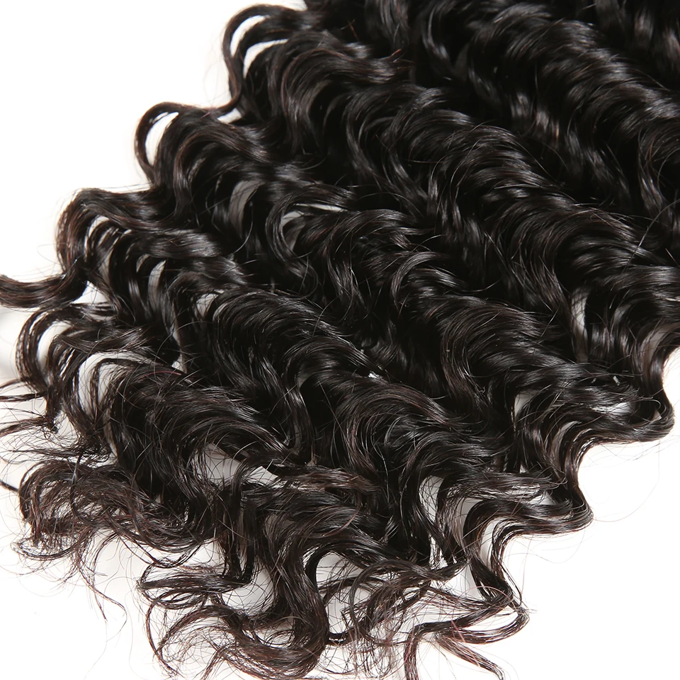 Pacotes com Fecho de 100% Remy Extensões