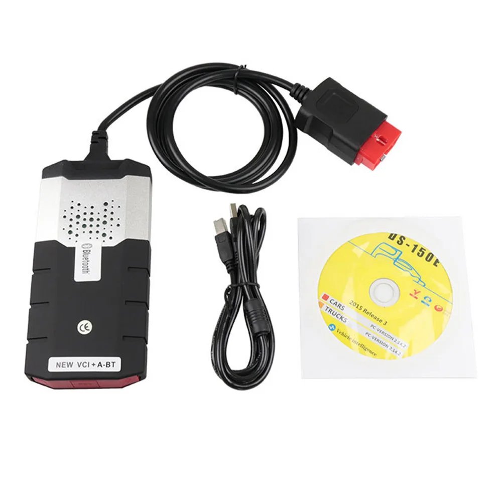 

with 2016.00 or 15R3 with Bluetooth VD Ds150E CDP car truck Diagnostic tool for VD TCS CDP PRO PLUS/WOW CDP TCS