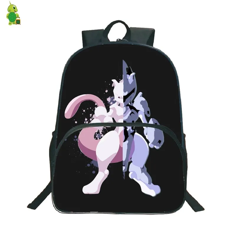 

Pokemon GO Mewtwo Backpacks Mochila School Bags for Teenagers Women Men Waterproof Laptop Backpack Large Travel Shoulder Bags