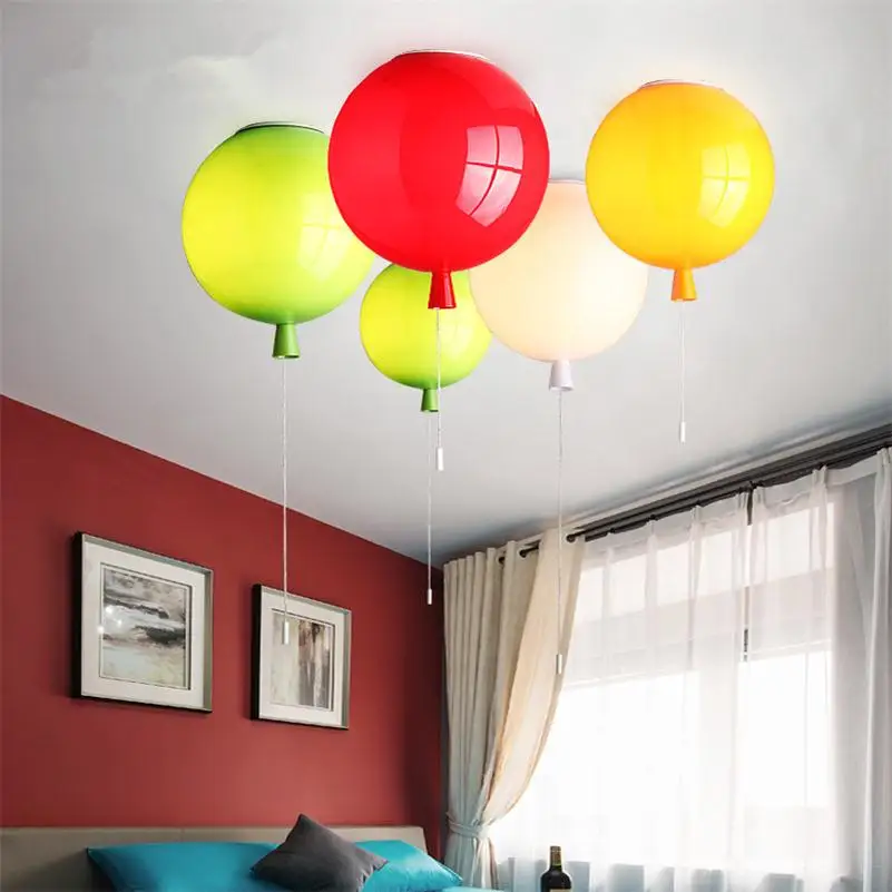 Красочные воздушные шары потолочные светильники для детской комнаты Уютная