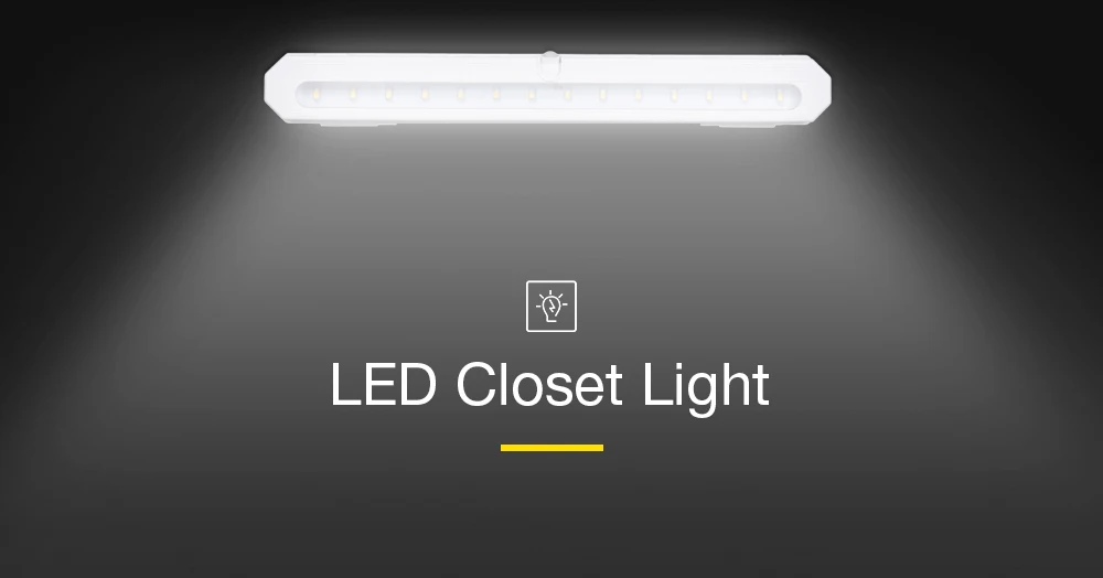 ZQ0802 Portable Motion Sensor Wireless LED Closet Light for Cabinet