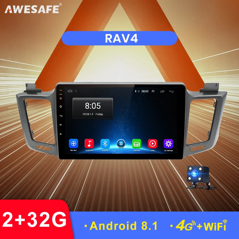 

AWESAFE for Toyota RAV4 4 2013-2016 2017 2018 Car Radio Multimedia video player GPS No 2din 2 din Android 8.1 2G+32G
