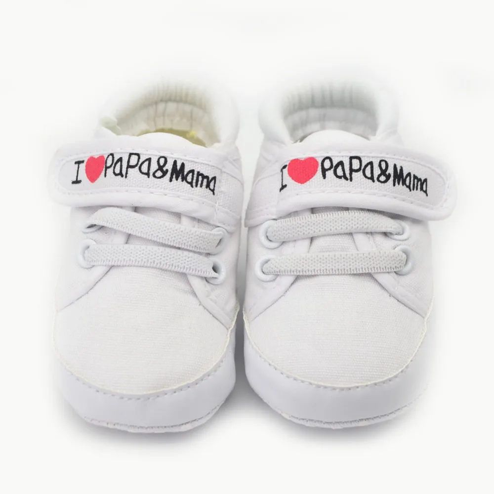

"I Love PA PA & MaMa" Cute Baby Bright Color Baby Shoes 3 Different Style Newborn Baby Boy & Baby Girl Shoes New First Walkers