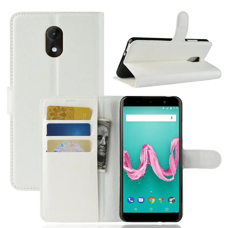 Wiko Lenny 5 4 Plus Lenny5 Чехол кошелек кожаный чехол книжка с откидной крышкой подставкой