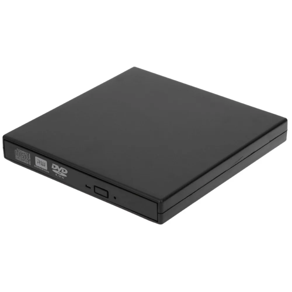 VAKIND Black High Speed USB 2.0 External CD-RW/DVD-RW Burner Drive With USB Data/Power Cable For PC Mac Laptop Netbook VAKIND Black High Speed USB 2.0 External CD-RW/DVD-RW Burner Drive With USB Data/Power Cable For PC Mac Laptop Netbook