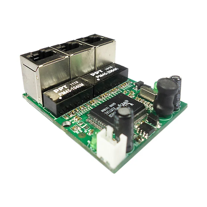 OEM производитель компания прямые продажи Realtek чип RTL8306E мини 10/100 Мбит/с rj45 lan hub 3