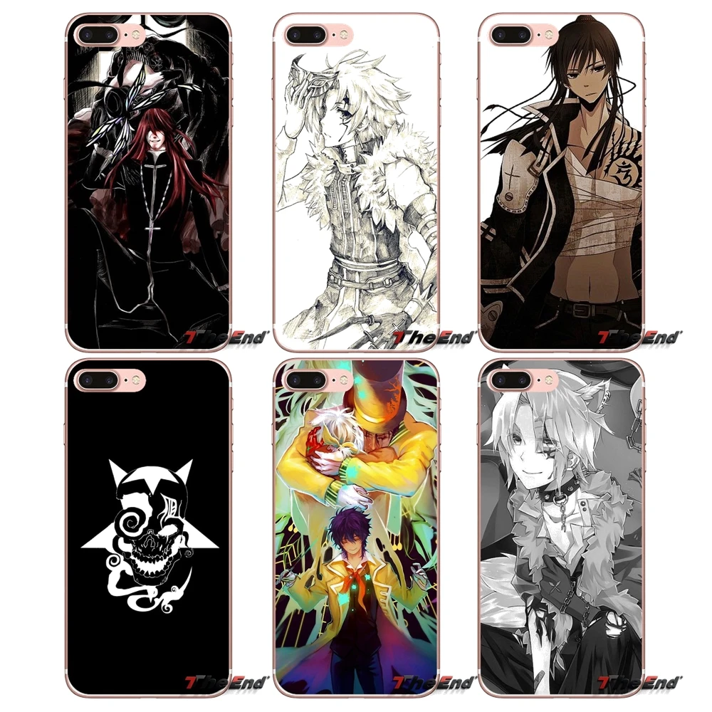 Мягкий чехол для iPhone X 4 4S 5 5S 5C SE 6 6S 7 8 Plus Samsung Galaxy J1 J3 J5 J7 A3 A5 2016 2017 D. Gray-man Anime Hugging Japan |