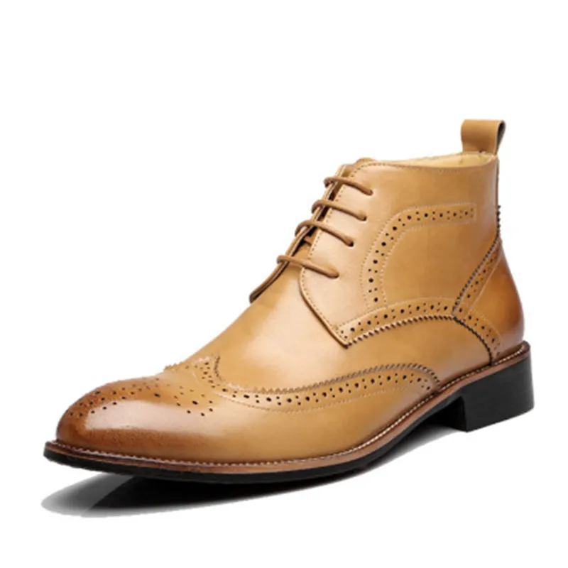 

2018 new men's booties trend Martin boots retro England men's boots LRX04