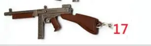 Смешанная игра CS GO PLAYERUNKNOWNS BATTLEGROUNDS брелок PUBG AK47 AWM M24 KAR 98K оружие chaviro мужские ювелирные изделия оптом - Цвет: 17