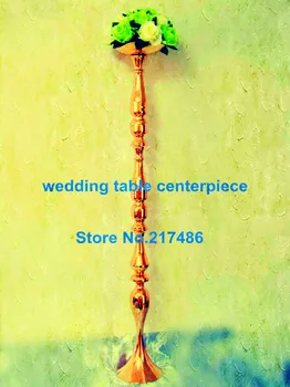 

Gorgeous gold walkway stand iron for wedding stage decoration