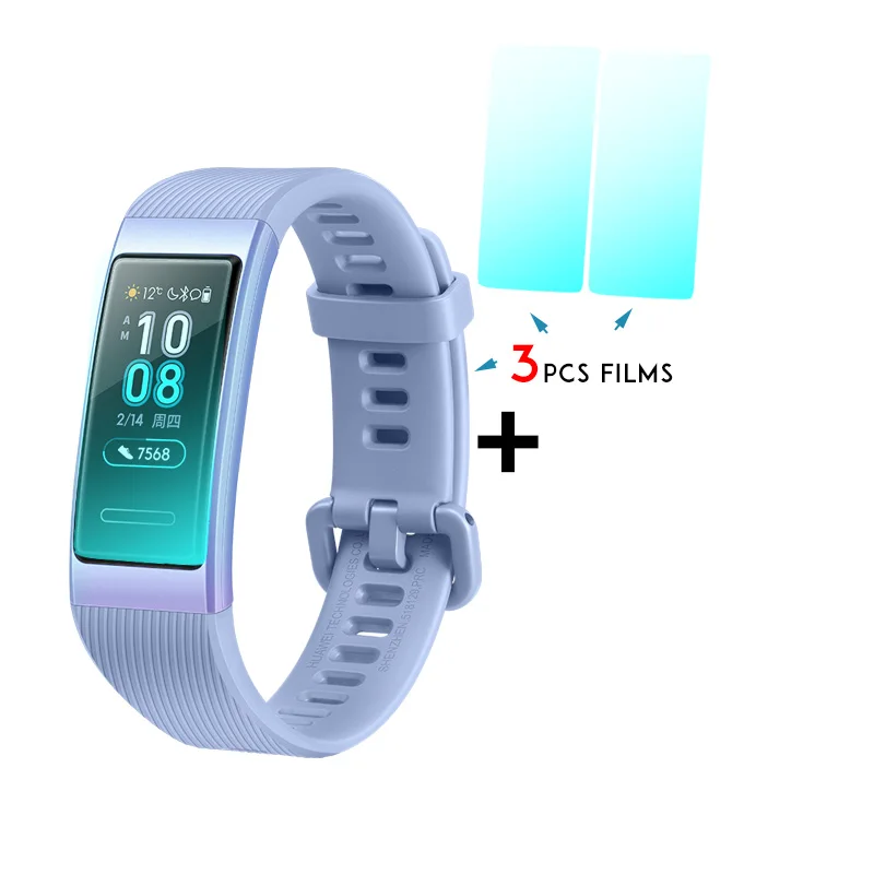 huawei Band 3/Redmi 3 Pro Smartband металлический каркас, активно-матричные осид, полный Цвет Дисплей сенсорного экрана Плавание ход сердечного ритма Сенсор сна - Цвет: BLU add films