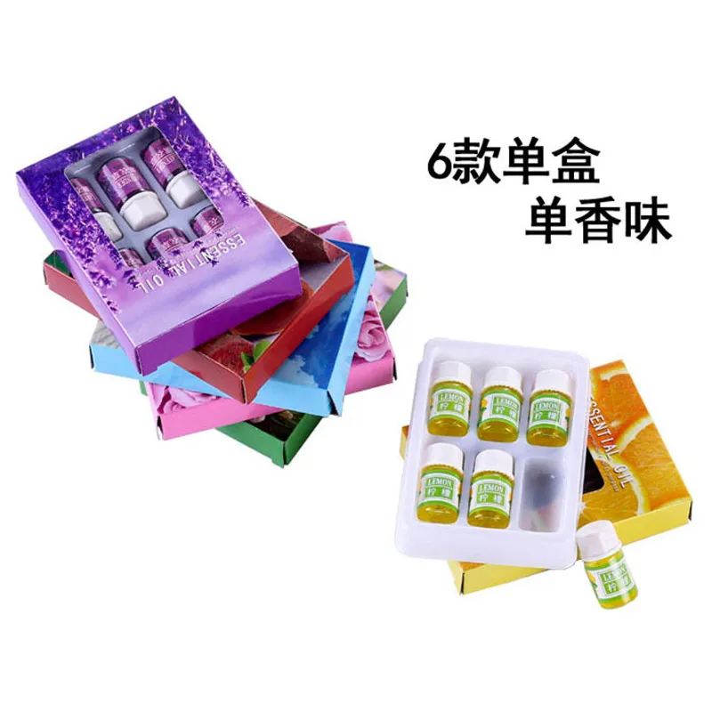 6 زجاجات/مجموعة 3 ML سبا حمام تدليك زيت طبيعي مصنع زيت طبيعي s العطرية الروائح النفط العناية بالبشرة الجمال الماكياج 2019