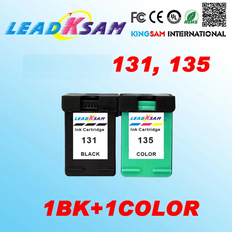Совместим с чернильным картриджем hp131 135 C8765HE C8766HE для 131 131XL 135XL Deskjet 460 5740 5940 6520 6540 2570