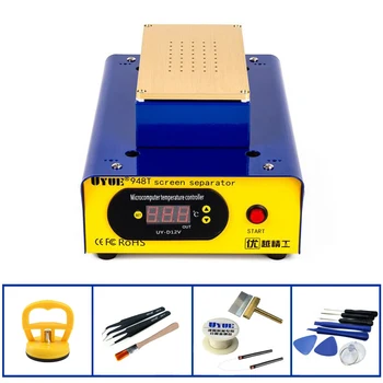 

UYUE 948T Built-In Vacuum Pump Split Screen Separator Machine For Samsung Edge Curved Screen Disassemble Repair Heating Platform