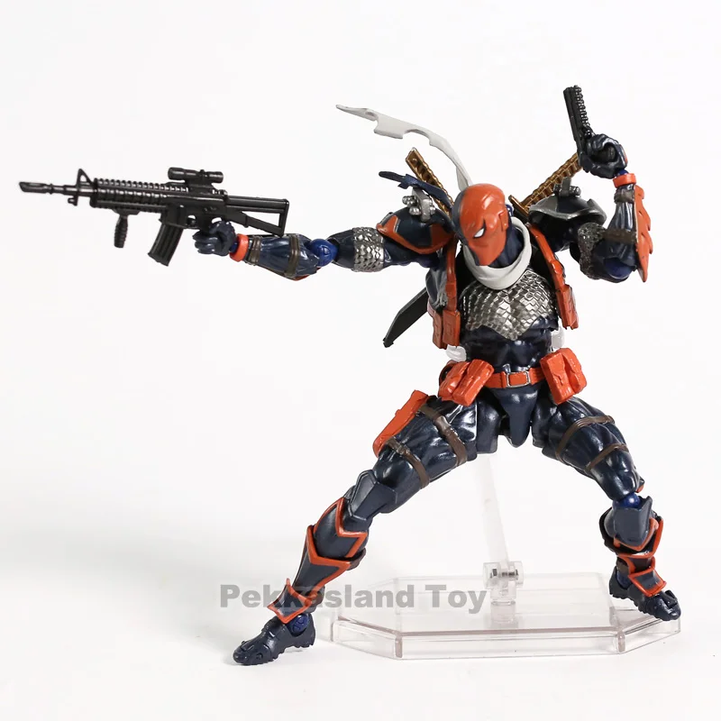 DC Comics Amazing Yamaguchi Revoltech Series No 011 Deathstroke PVC Action Figure Collectible Doll