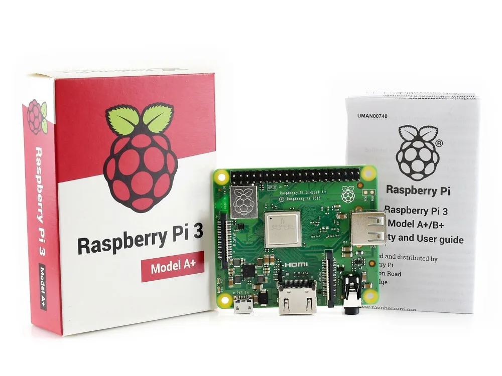 Raspberry Pi 3 Модель A+ с 512 МБ ОЗУ 1,4 ГГц ЦП двухдиапазонный 802.11ac Беспроводная LAN и Bluetooth 4,2/BLE USB 2,0 низкая цена