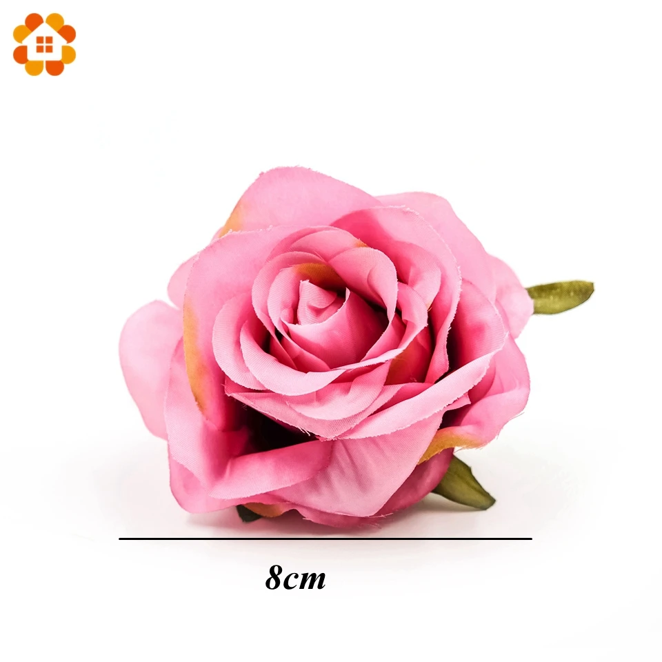 10PCS Silk Rose Flower Head Artificial Decorative Flower Heads For Home Garden Wedding Birthday Party Decoration Supplies 10PCS Silk Rose Flower Head Artificial Decorative Flower Heads For Home Garden Wedding Birthday Party Decoration Supplies